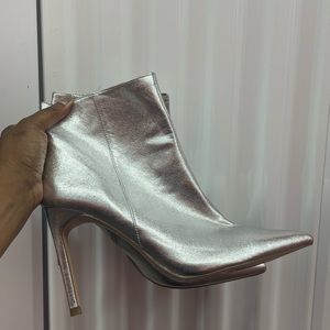 Silver Bootie